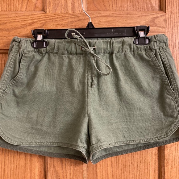 J. Crew Pants - J. Crew Olive Green XS Drawstring Shorts